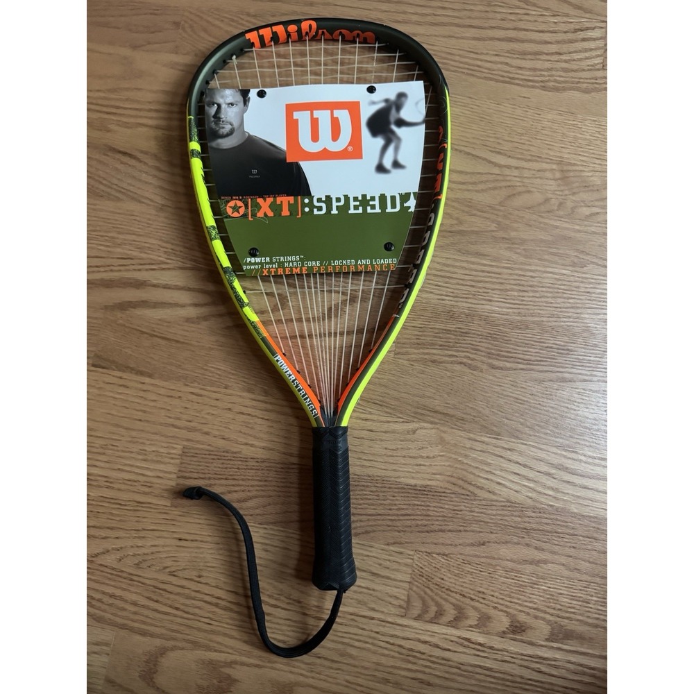 Wilson XT Speed Squash Racquet 145g Hyper Carbon Graphite Vintage Gear With Case